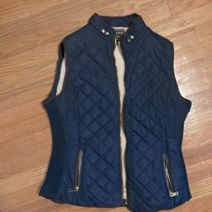 C’EST TOI womens Fleece Lined Vest